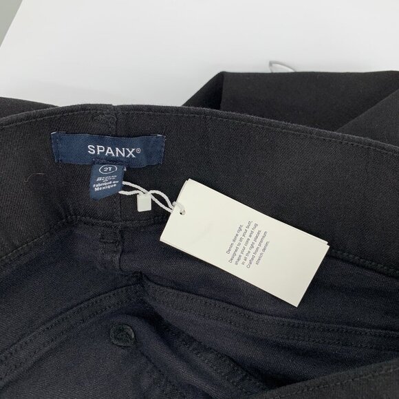 Spanx flare jeans black stretch denim high rise core shaping new 2X - Picture 5 of 5